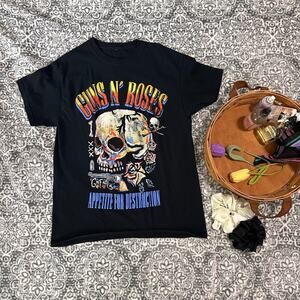 Guns N' Roses Appetite for Destruction Crew Neck Short Sleeve Tshirt Medium
